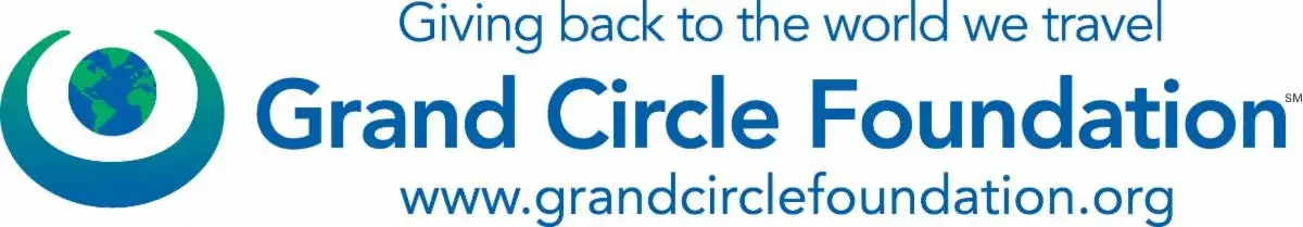 Sponsor logo: Grand Circle Foundation, Giving back to the world we travel