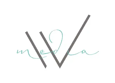Worix Media logo: a large V with the word Media written across it